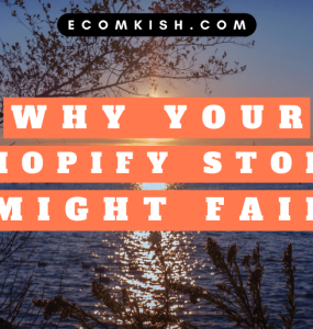 Reasons why your Shopify store might fail.